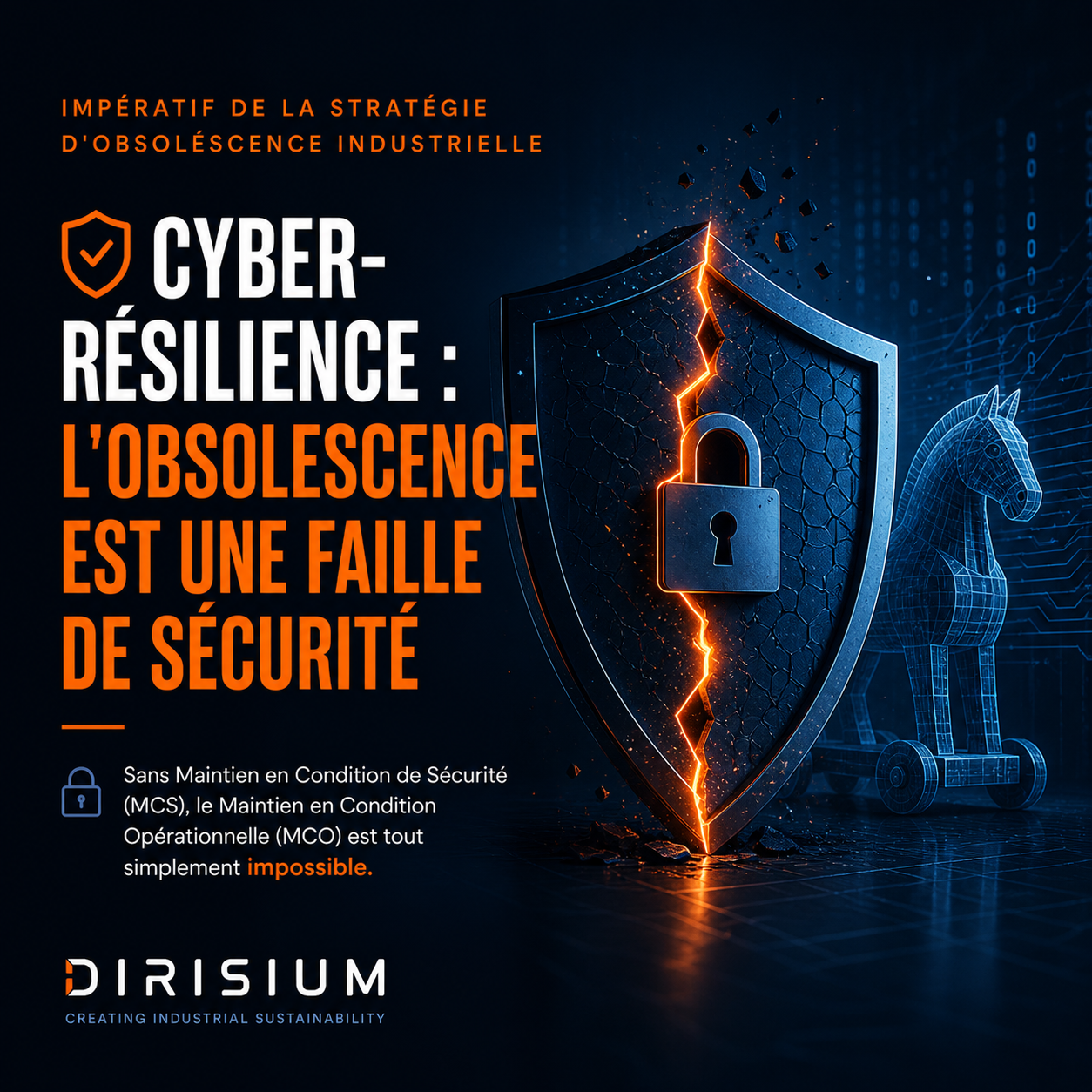L'Impératif de la Stratégie d'Obsolescence Industrielle 🛡️ Cyber-résilience : L'obsolescence est une faille de sécurité - dirisium - industrie - innovation - obsolescence